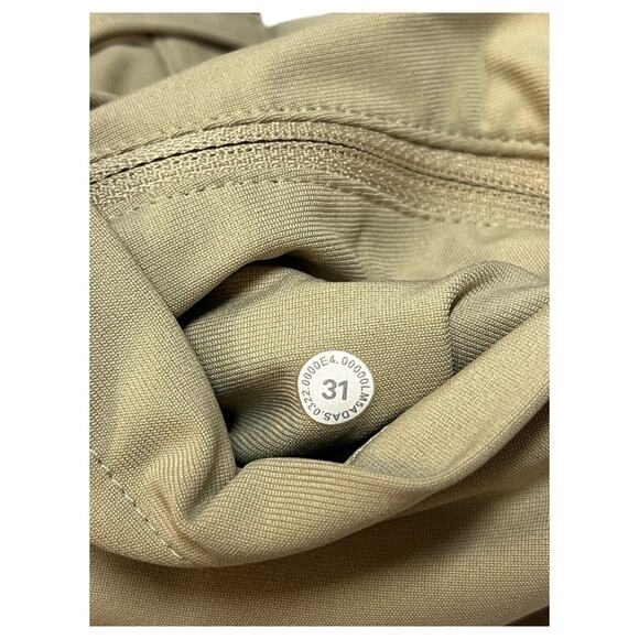 Lululemon Pants Mens 31 Tan ABC Classic Warpstreme Stretch Pockets M5ADAS - Picture 6 of 13